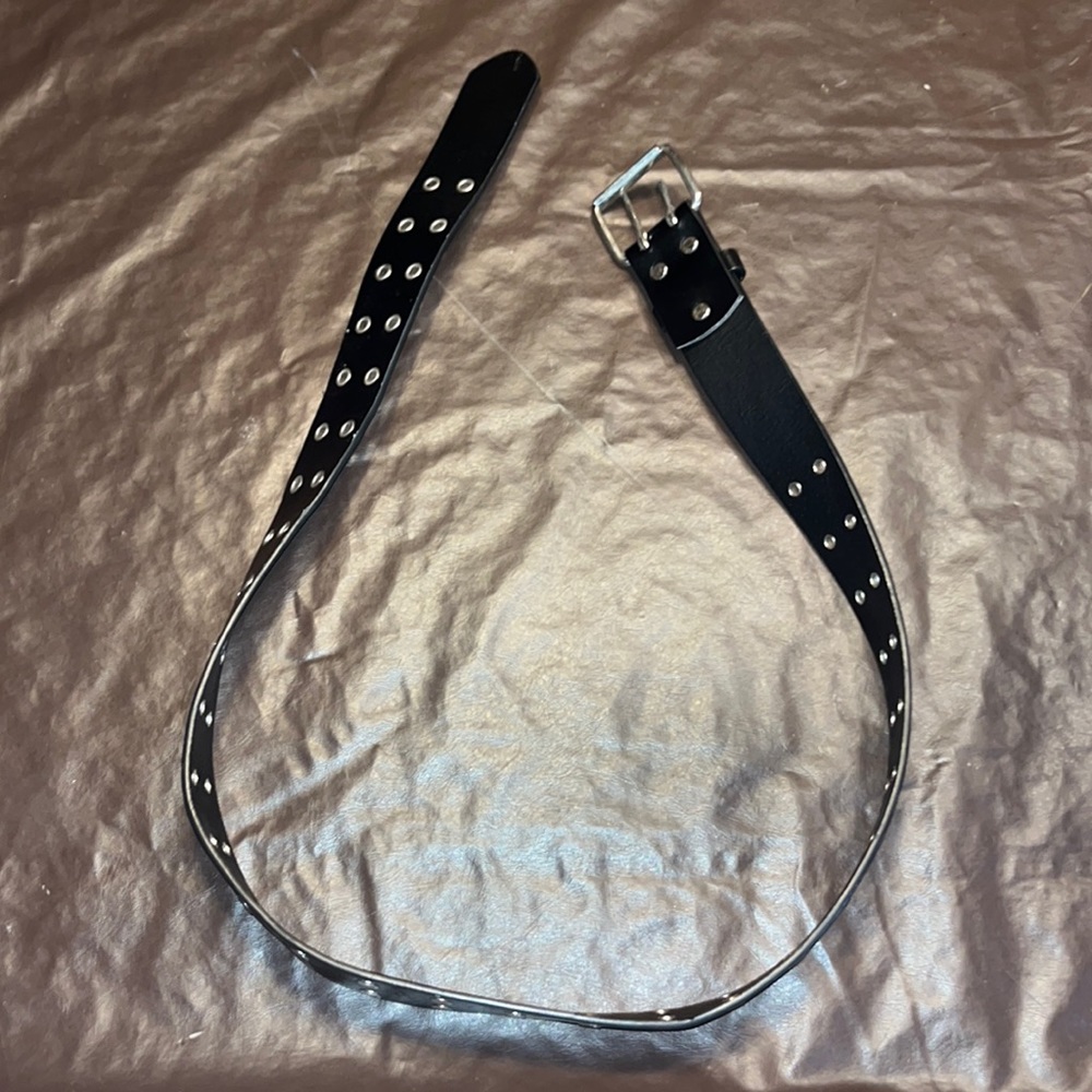Black belt with many holes